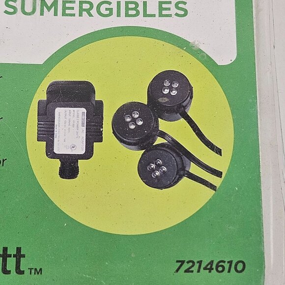 Beckett Submersible Mini LED Light Set Fountain Pond Garden 3 Lights 2011 - Picture 6 of 12